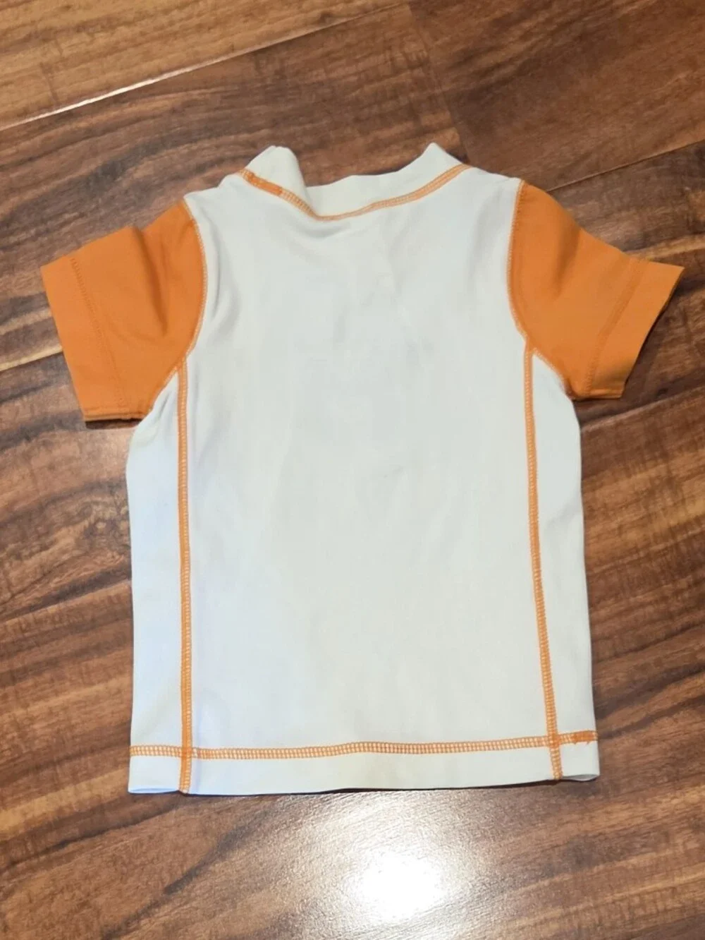 Gymboree EUC 12-18 Months Orange Crab Rashguard and Swim Shorts Set